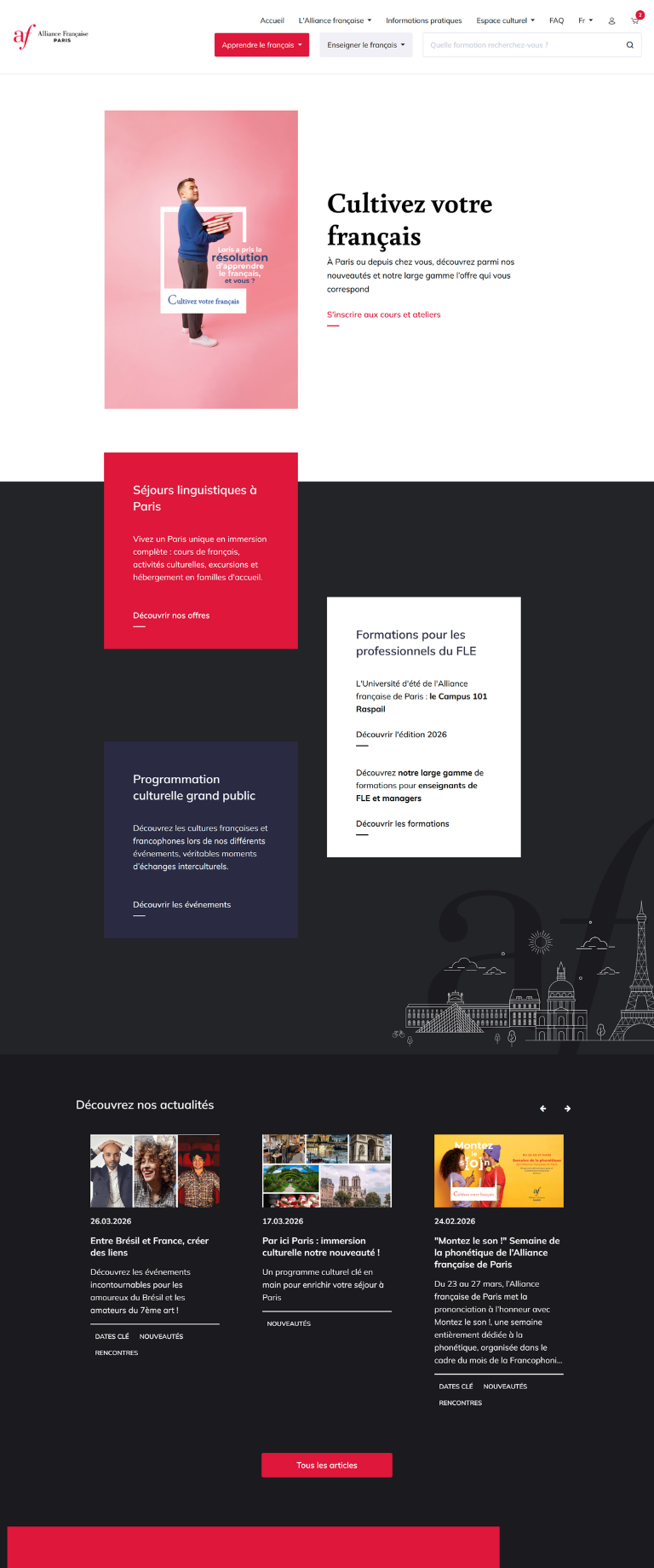 Site actuel
